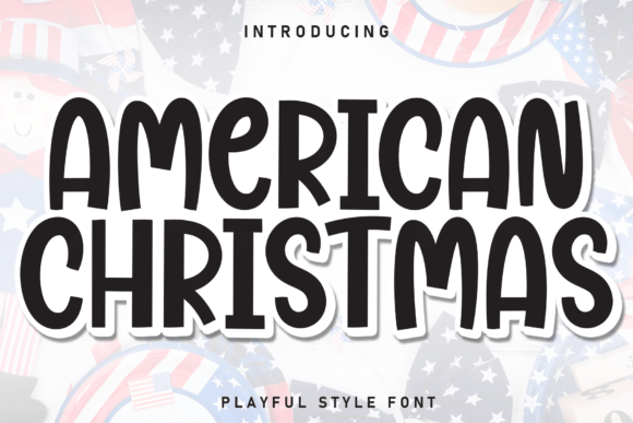 American Christmas: A Festive Handwritten Display Font