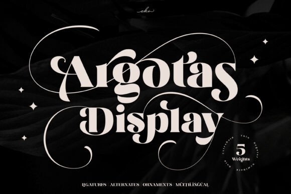 Argotas: A Versatile Display Font for Editorial Design