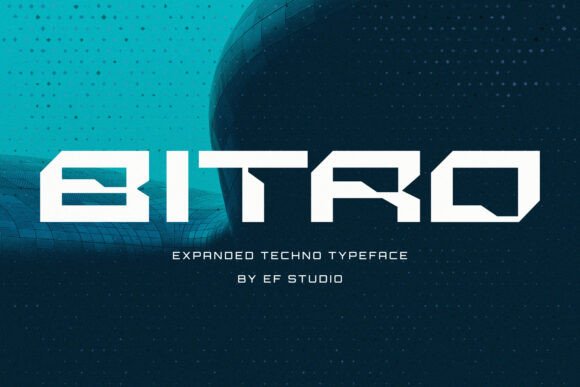 Bitro: A Cutting-Edge Display Font for Modern Publishers