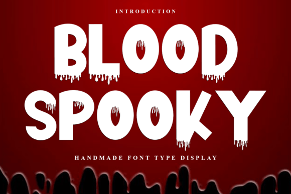 Blood Spooky: A Bold Display Font for Creepy Web Designs