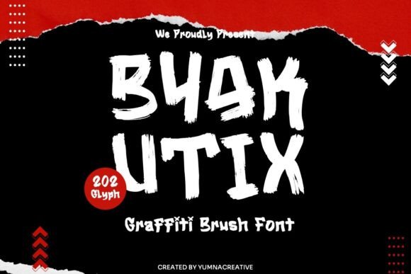 Byakutix: A Bold Graffiti Font for Modern Editorial Design