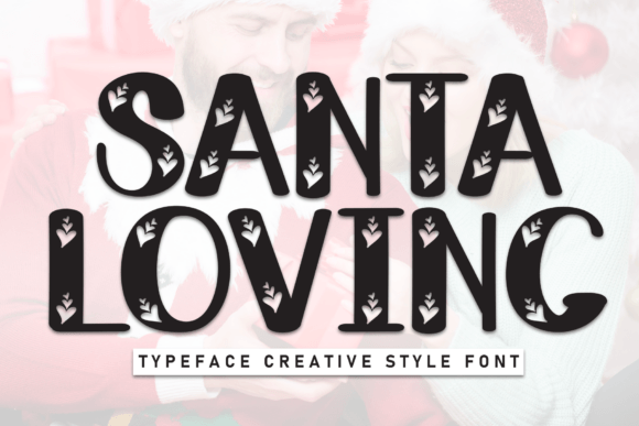 Charming Santa Loving Font for Handmade Creations