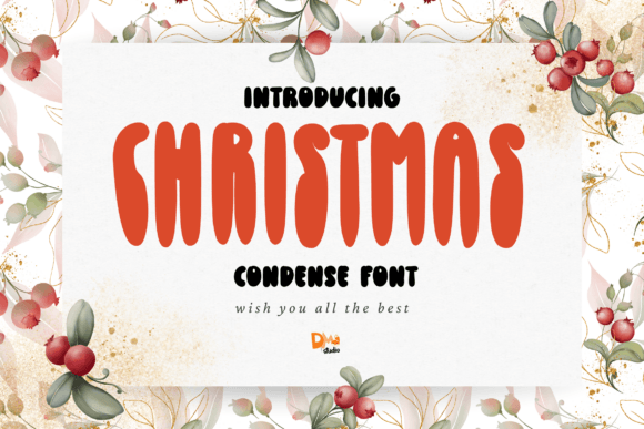 Chirstmas Condense: A Festive Display Typeface