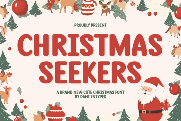 Christmas Seekers: A Festive Display Font for Bold Campaigns