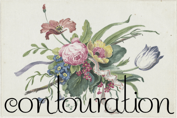 Contouration: A Retro Display Font for Bold Campaigns