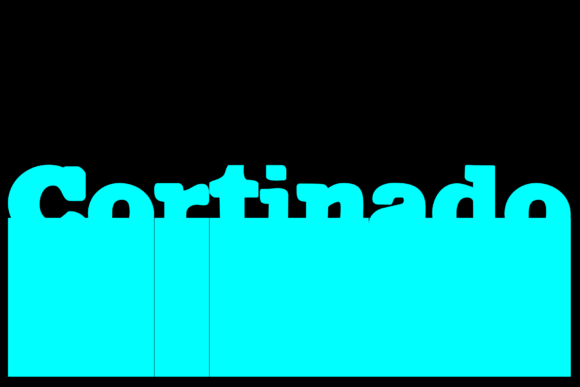 Cortinado Font: Elevating Campaign Visuals with Mixed Style