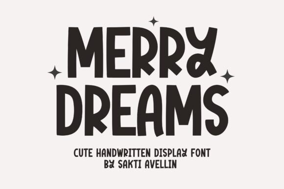 Creating Festive Charm with Merry Dreams Font