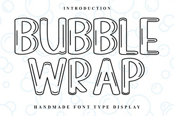 Discover Bubble Wrap: A Handwritten Font for Editorial Elegance