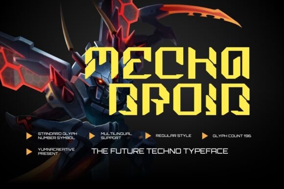 Discover Mechadroid: A Futuristic Font for Crafters