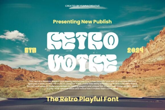 Discover Retro Votre: A Playful Font for Modern Web Design