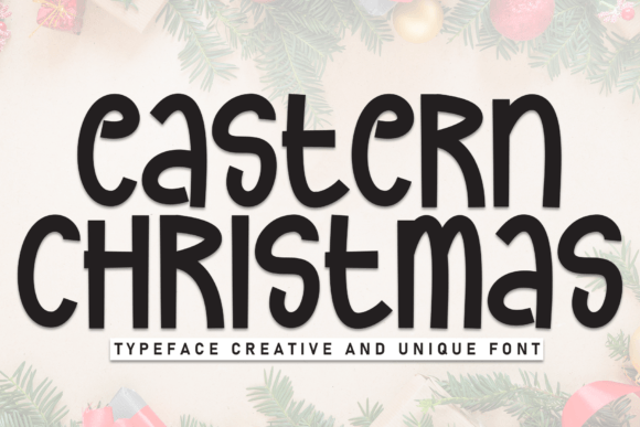 Eastern Christmas: A Charming Handwritten Display Font