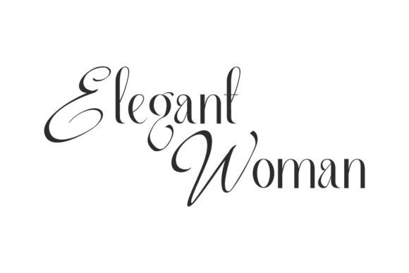 Elegant Woman: A Premium Display Font for Luxurious Branding