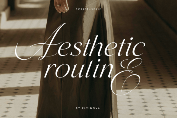 Enhance Your Brand with Aesthetic Routine Font