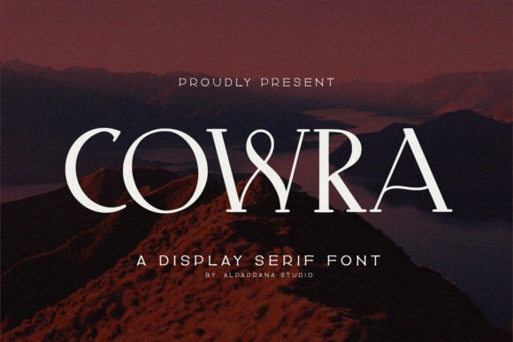 Enhance Your Brand with Cowra: A Modern Display Serif Font