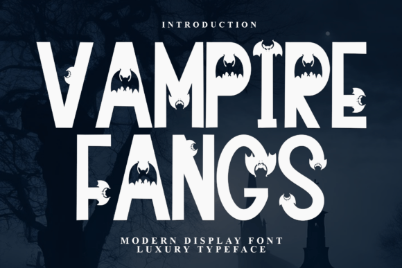 Enhance Your Brand with the Friendly Charm of Vampire Fangs Font
