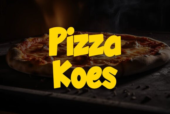 Exploring Pizza Koes: A Vibrant Font for Creative Branding