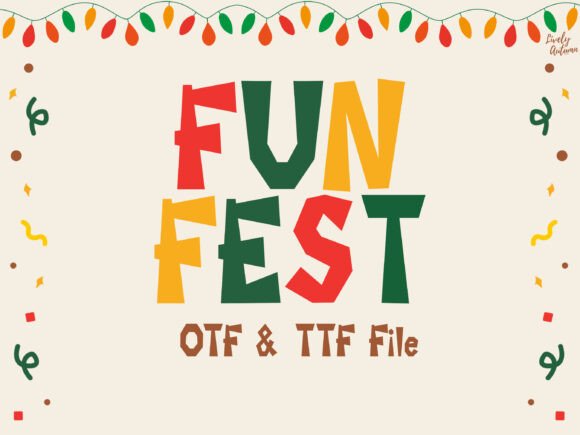 Funfest: A Playful Display Font for Engaging Campaigns