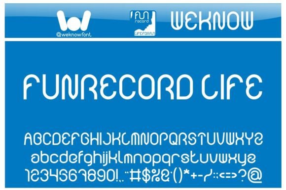 Funrecord Life Font: Modern Branding for Small Business