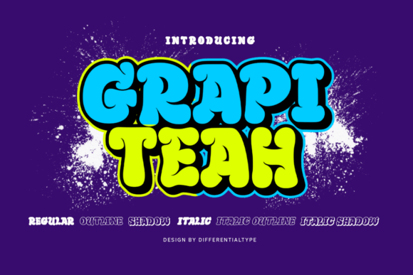 Grapiteah Font: Bold Graffiti Style for Business Branding