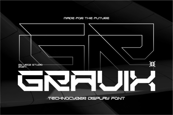 Gravix: A Futuristic Display Font for Modern Branding