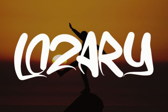 Lozary: A Bold Graffiti Font for Vibrant Web Designs