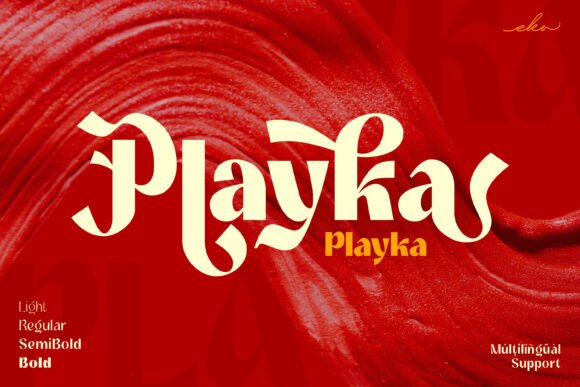 Playka: A Playful Display Font for Eye-Catching Branding