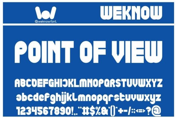 Point of View: A Bold and Expressive Typeface