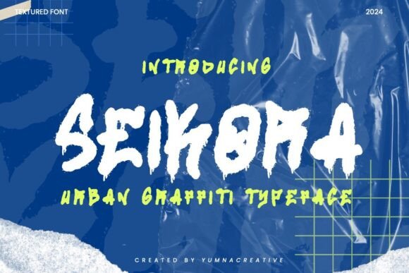 Seikora: A Bold and Vibrant Display Font for Editorial Design