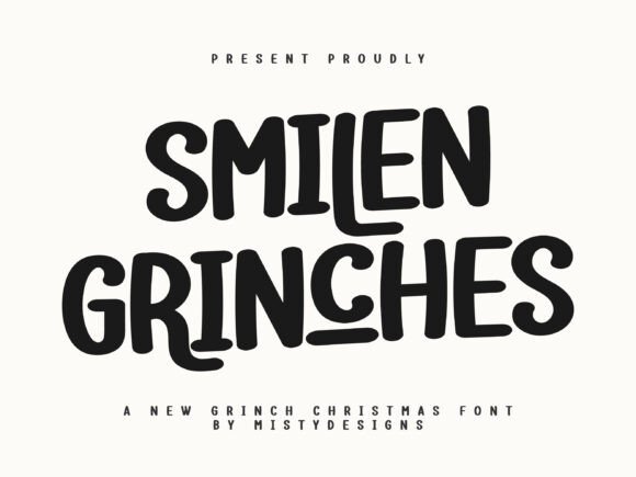 Smilen Grinches: A Festive Display Font for Eye-Catching Campaigns