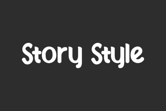 Story Style: A Comic Bubbly Font for Engaging Branding