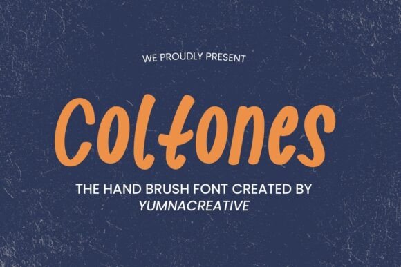 Transform Your Brand with Coltones: A Stylish Hand-Brushed Font