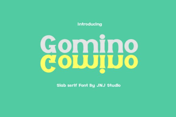 Transform Your Brand with Gomino: A Modern Slab Serif Font