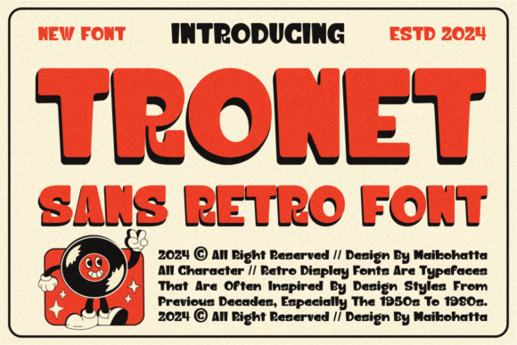 Tronet: A Joyful Handwritten Font for Editorial Design