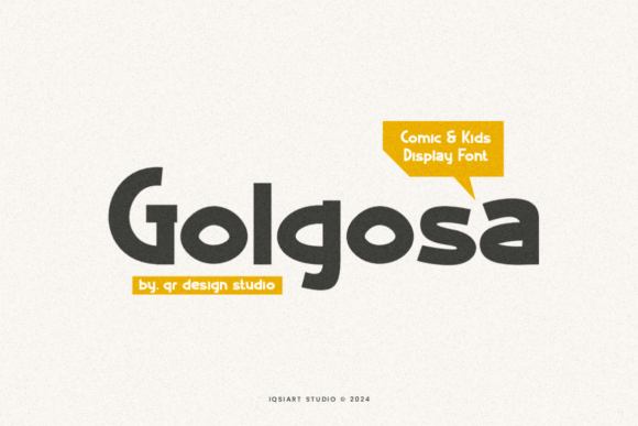 Unleash Creativity with Golgosa: A Playful Display Font