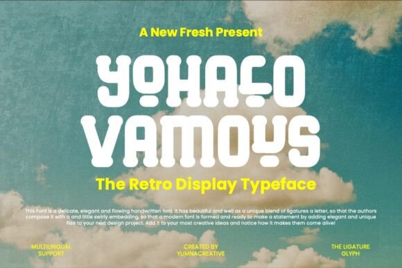 Yohalo Vamous: A Retro-Style Display Font for Bold Web Design