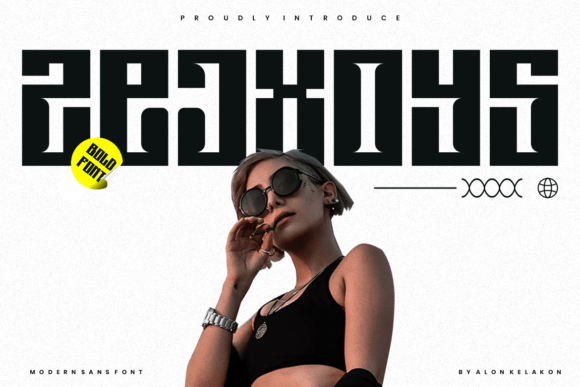Zejxoys: A Bold and Expressive Display Font